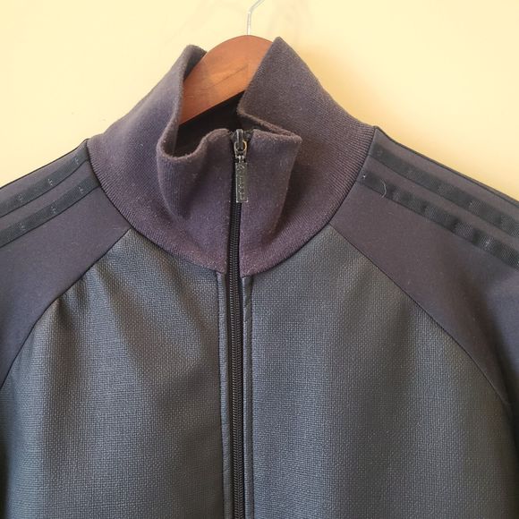 RARE Crooked Tongues Adidas XL Full Zip Track Jacket BK3 Adicolor Black Series - Picture 3 of 11